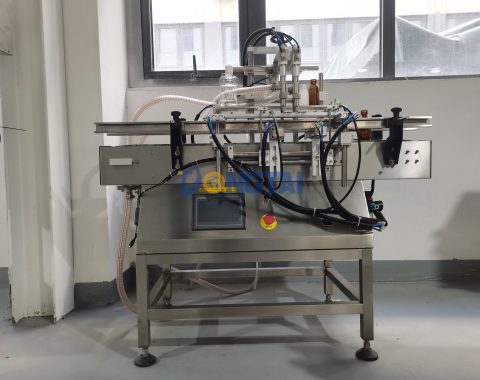 双头全自动小型液体灌装机，小批量灌装生产线优选设备